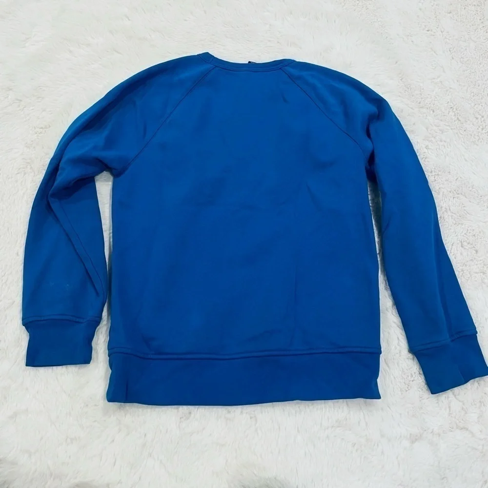 Gap Kids Blue Crewneck Long Sleeve Graphic Logo Pullover Sweatshirt Size Large
